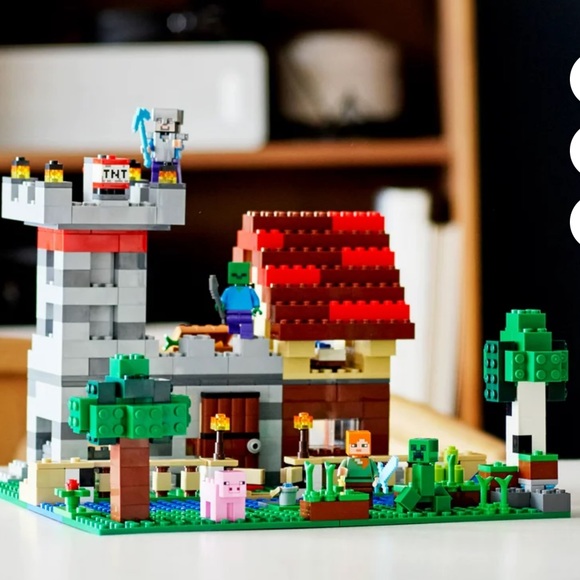 LEGO Minecraft The Crafting Box 3.0 Castle & Farm Building Set (564 Pieces) NEW! - Picture 1 of 8